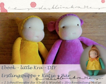 Ebook Little Kra DIY * Erstlingspuppe * Bär * Katze