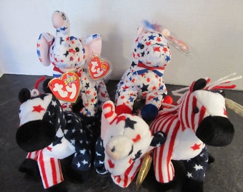 righty 2000 beanie baby value