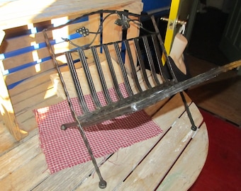 Cast Iron Log Holder Etsy