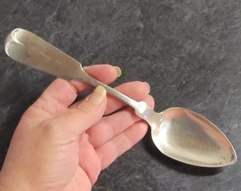 Coin Silver Spoon Etsy