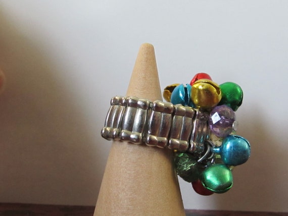 Choice Vintage Costume Cocktail Stretch Band Ring… - image 3