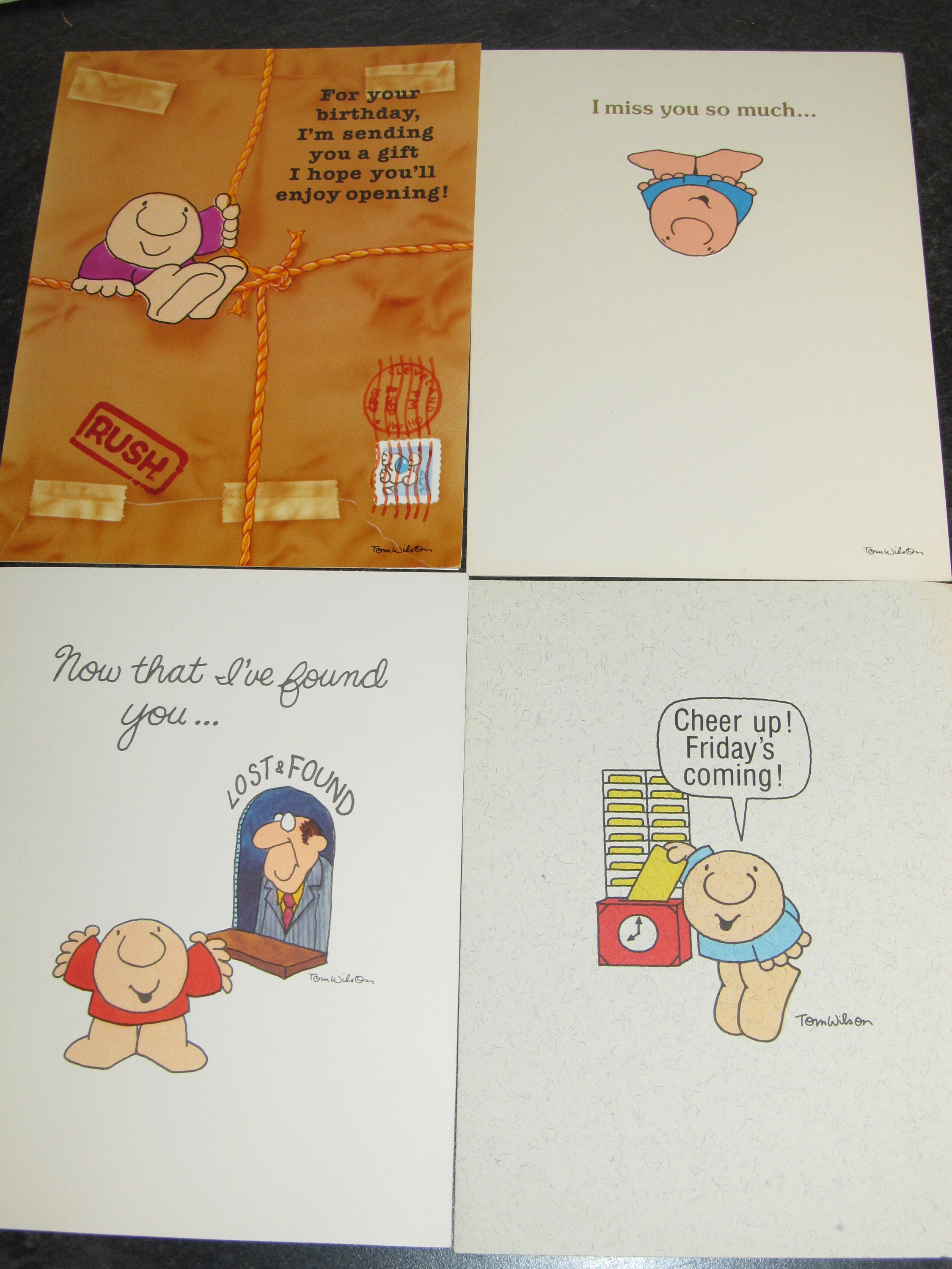 Vintage 1982 American Greetings Tom Wilson Ziggy Greeting Etsy