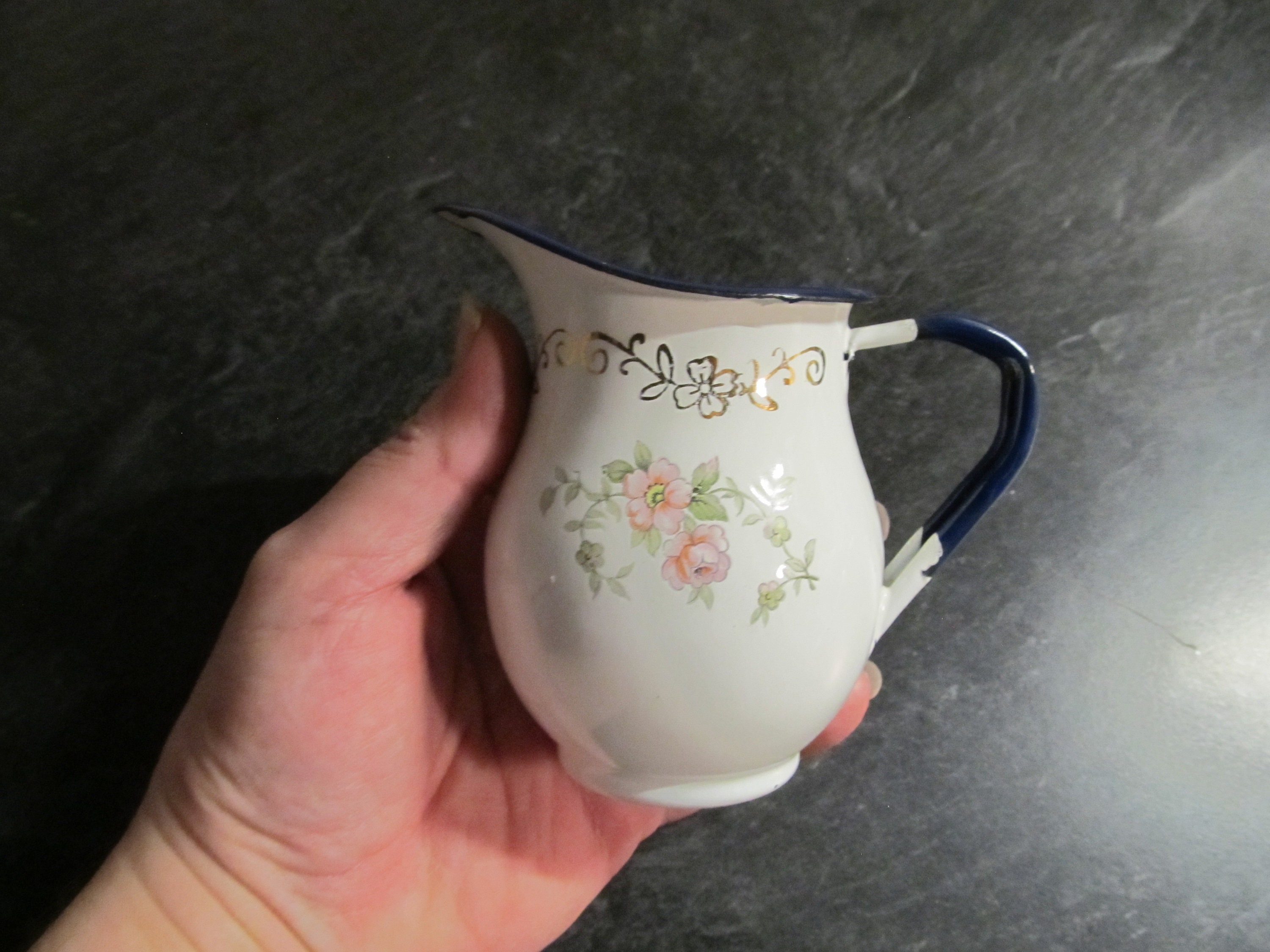 Hand-Painted Khalili Mini Milk Creamer Pitcher – WATAN