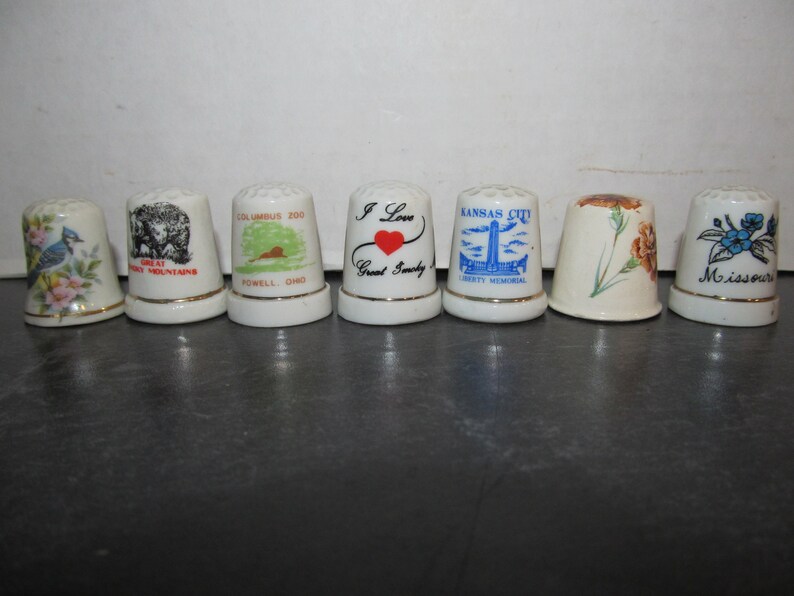 OKLAHOMA Ceramic Thimble OKLAHOMA Ceramic Thimble