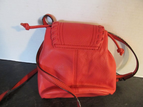 New Old Stock Sanctuary Small Genuine Leather Red… - image 5