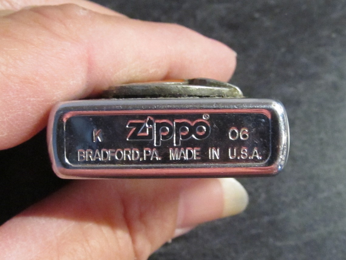 Vintage Zippo Lighter Bradford PA Retired Cincinnati Bengals Etsy