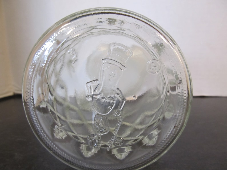 Vintage Planter's Peanuts Glass Canister Jar With Lid Etsy