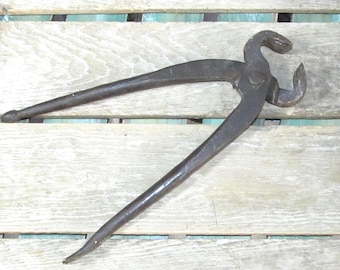 Antique Vintage Unmarked Multi Tool Pliers 9 3/4" Length