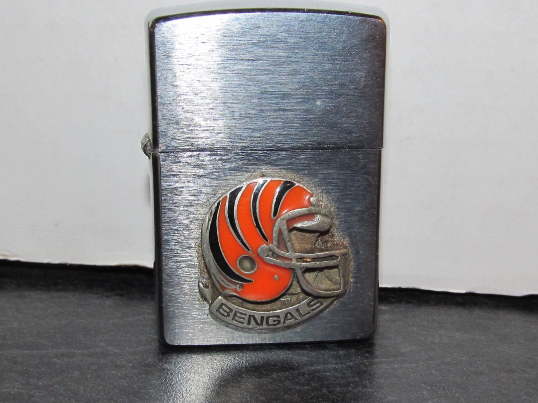 Vintage Cincinnati Bengals Football Helmet Zippo Lighter Etsy