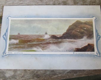 Vintage Unused Frederickson Co Chicago # 6236 "Surfside" Original Postcard Unposted