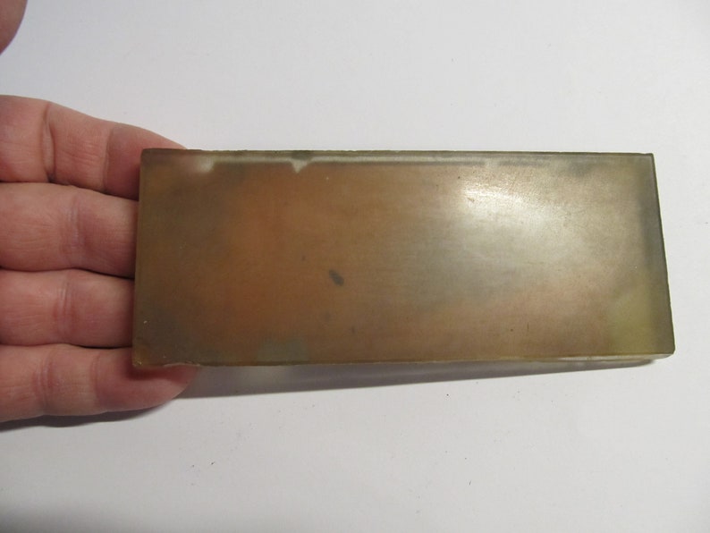 Vintage Glass Razor Hone / Flat Glass Hone for Sharpening Etsy