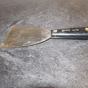 Vintage Modified Duo Fast Wood Handle Double Ended Putty Knife