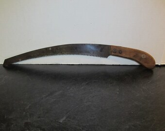 Antique Curved Blade Pruning Tree Limb 