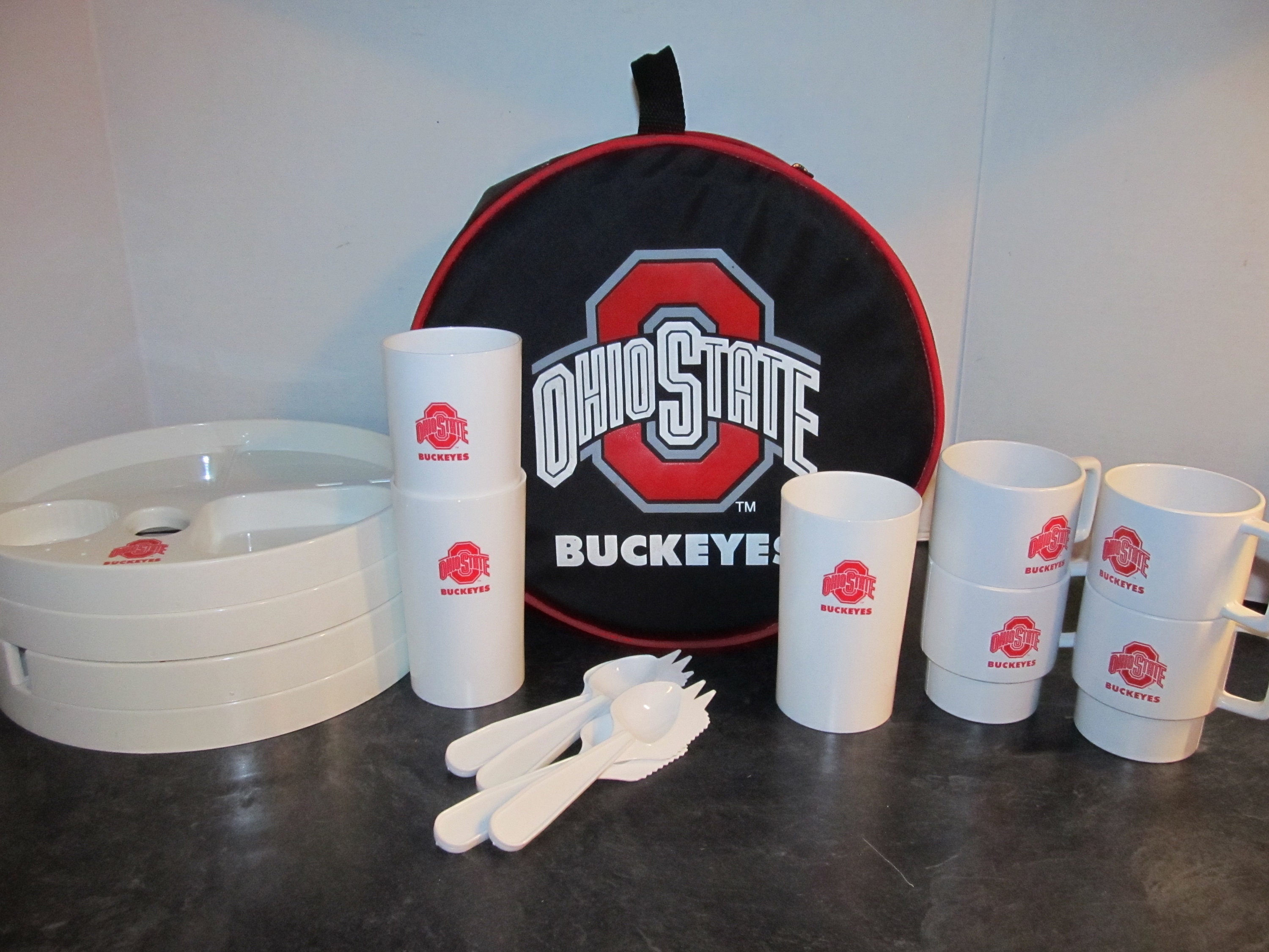 OSU Sports Gift Basket, OSU Buckeyes Lunch Bag Cooler, Ohio Sports