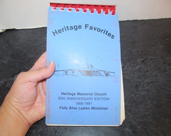Heritage Recipe Book Etsy