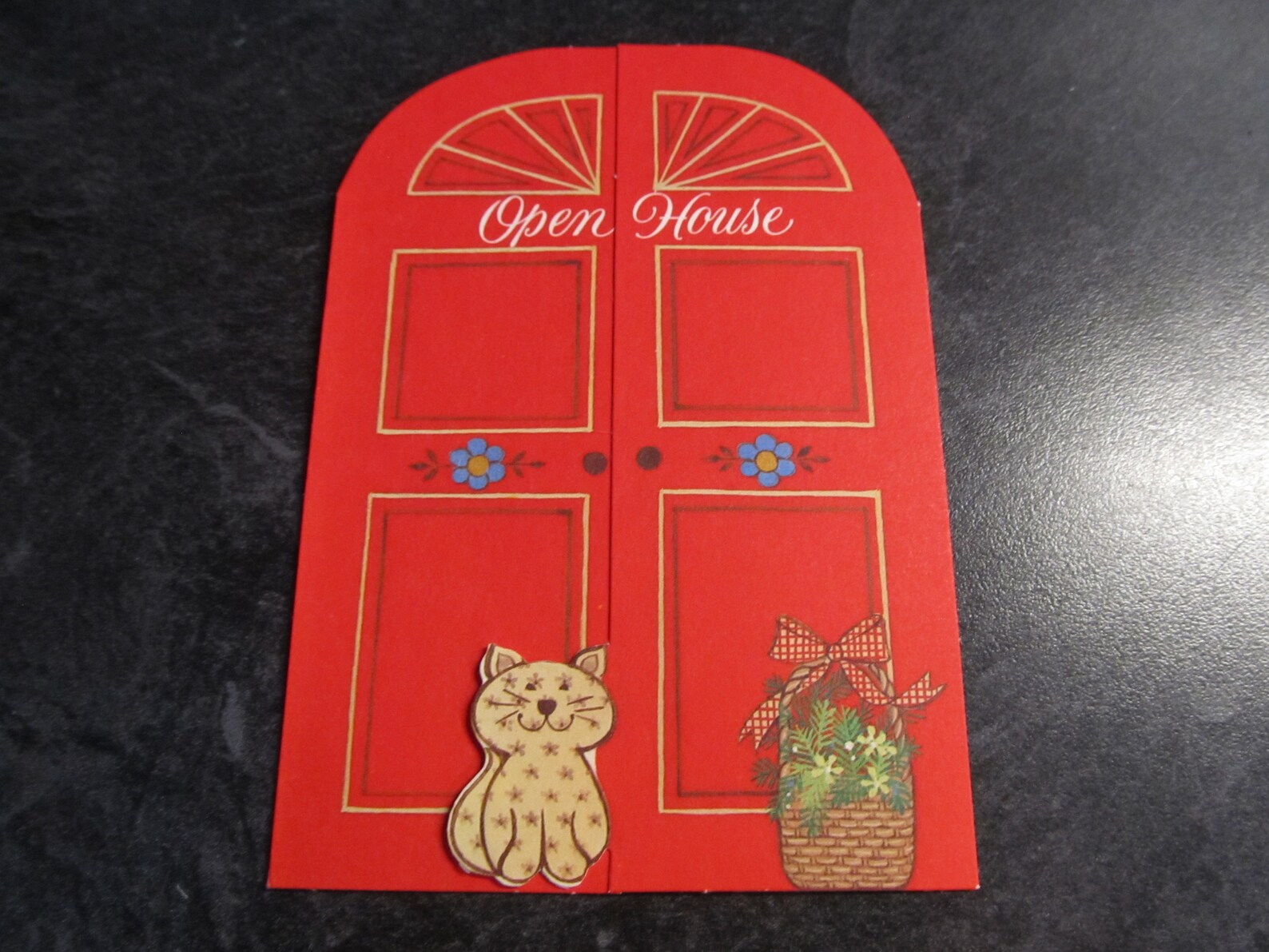7 Vintage Hallmark Open House Door Invitations Greeting Cards Etsy