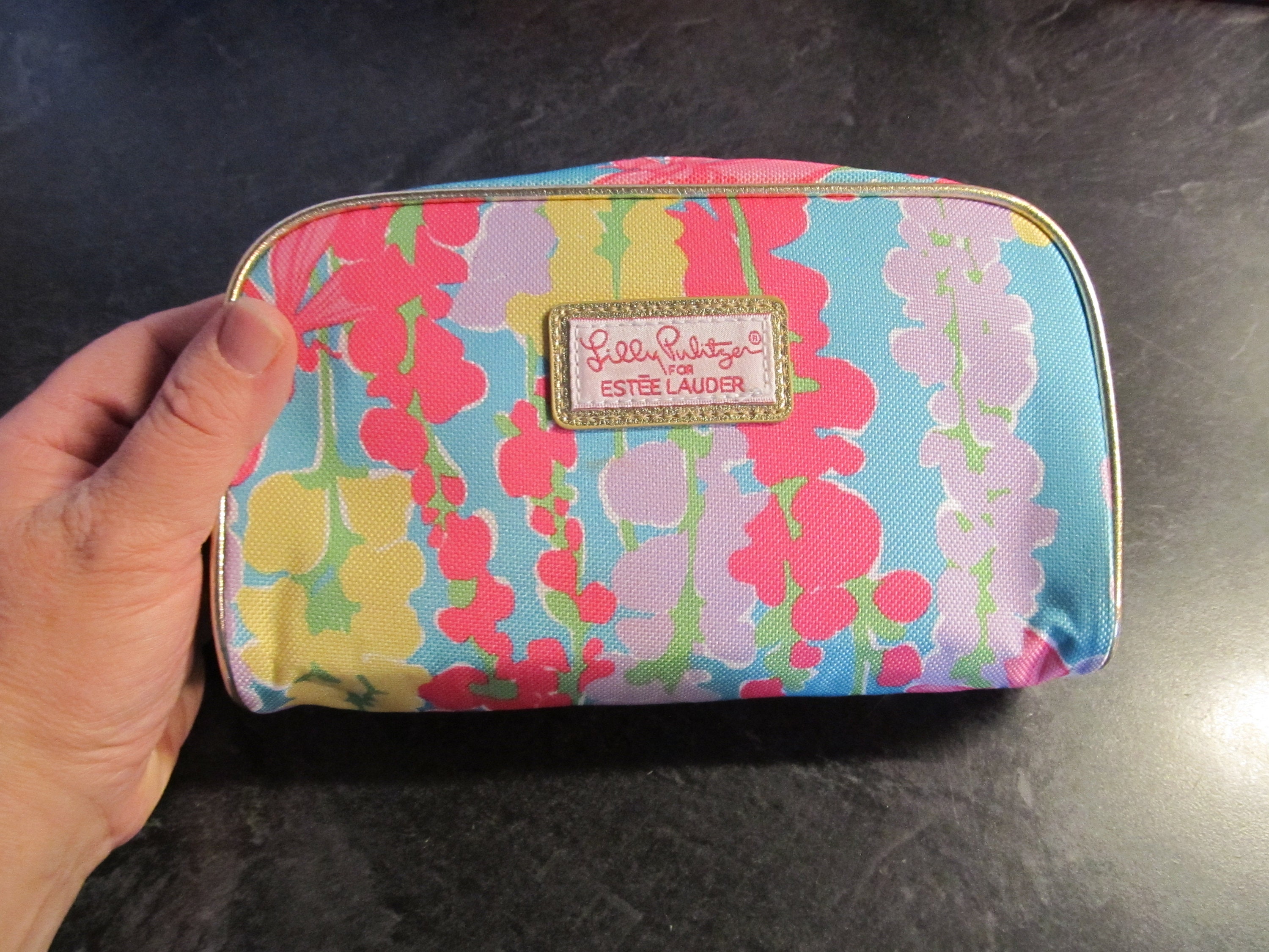 Trousse De Voyage Lilly Pulitzer Bleue - Sac Cosmétique