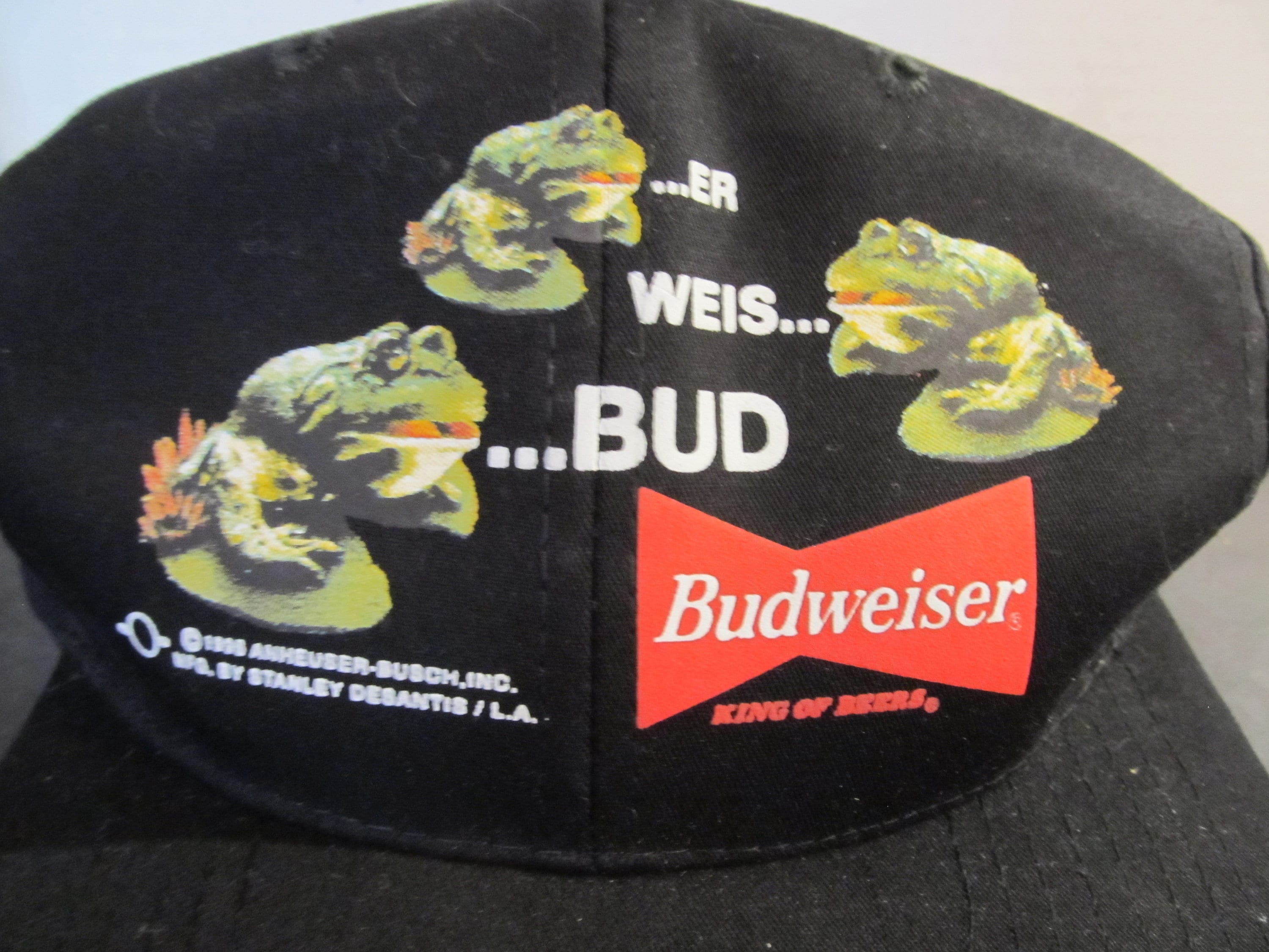 Vintage 1995 Stanley Desantis Bud-wei-ser Budweiser Frogs - Etsy
