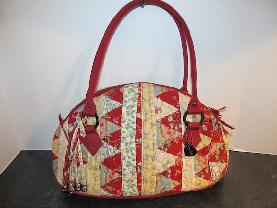 Donna Sharp Quilted Anne Autumn Small Bag Purse NWOT | eBay