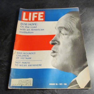 2 Vintage Life Magazines 1971 Bob Hope: On the road with an American institution & 1970 Khrushchev Remembers