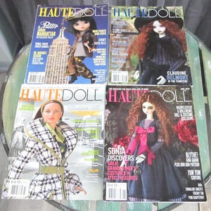 Vintage Haute Doll Craft Magazines - Choice - 2005 Checkmate Kit 2008 Pullip Takes Manhattan 2009 Peak's Wood 2010 Valerie Zeitler