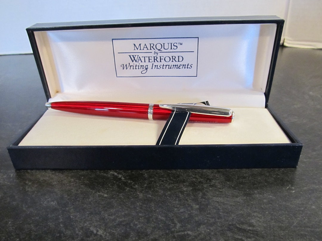 Vintage Marquis by Waterford Writing Instruments / Red Etsy
