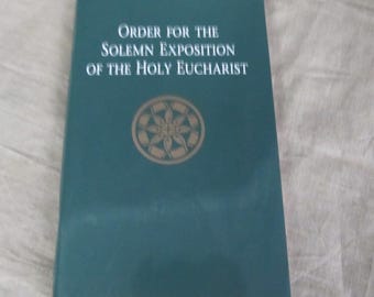 Vintage "Order for the Solemn Exposition of the Holy Eucharist" People's Edition 1993 The Liturgical Press
