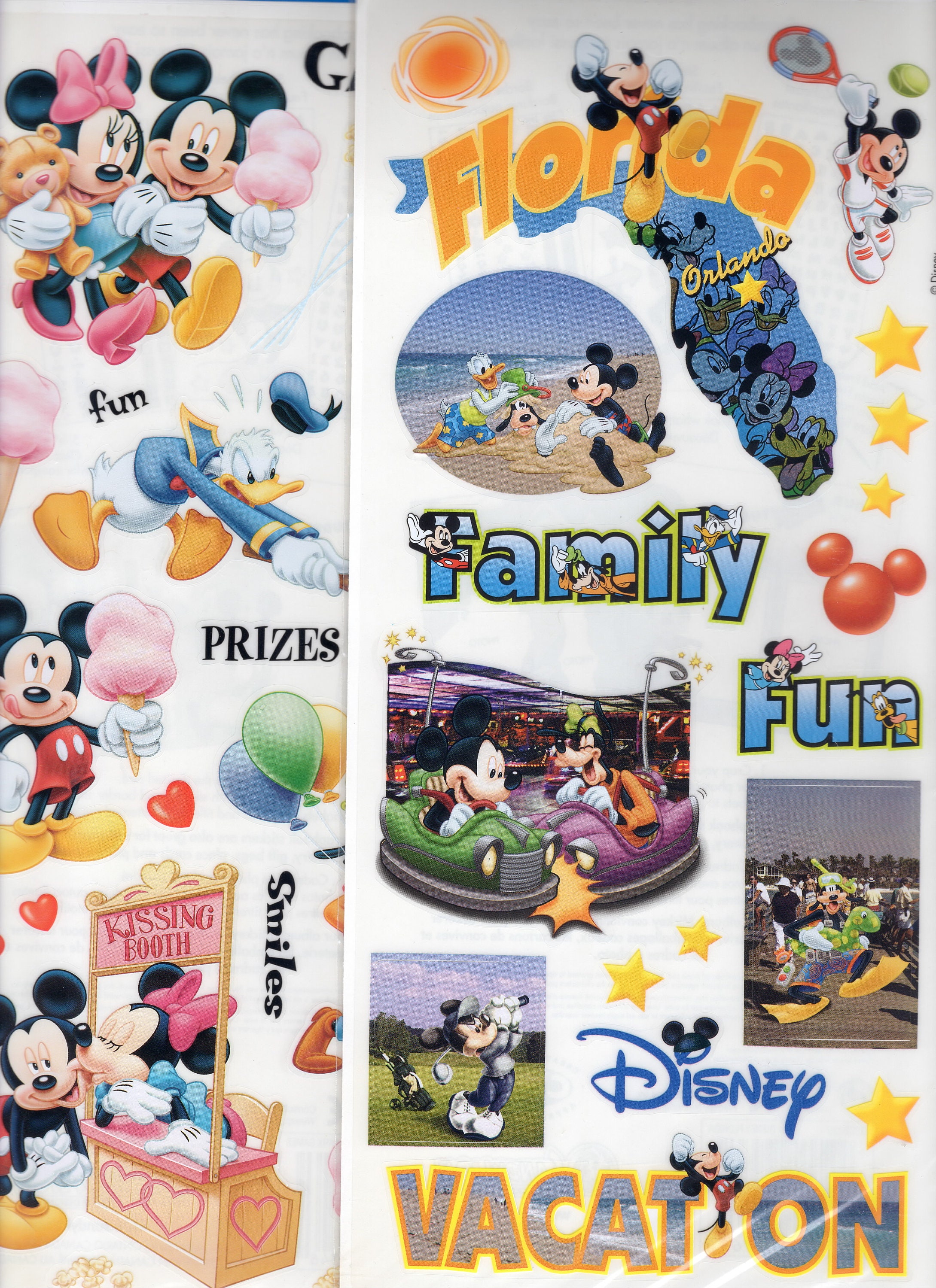 Disney Sandylion Mickey a Trip to remember scrapbooking stickers