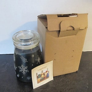 Longaberger Mini Candle Jars Set of 2pk - Peppermint Stick - NOS