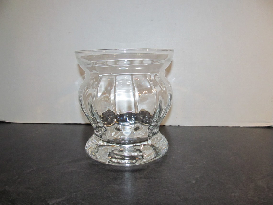 White Barn Candle Company Clear Glass Candle Holder Table Etsy