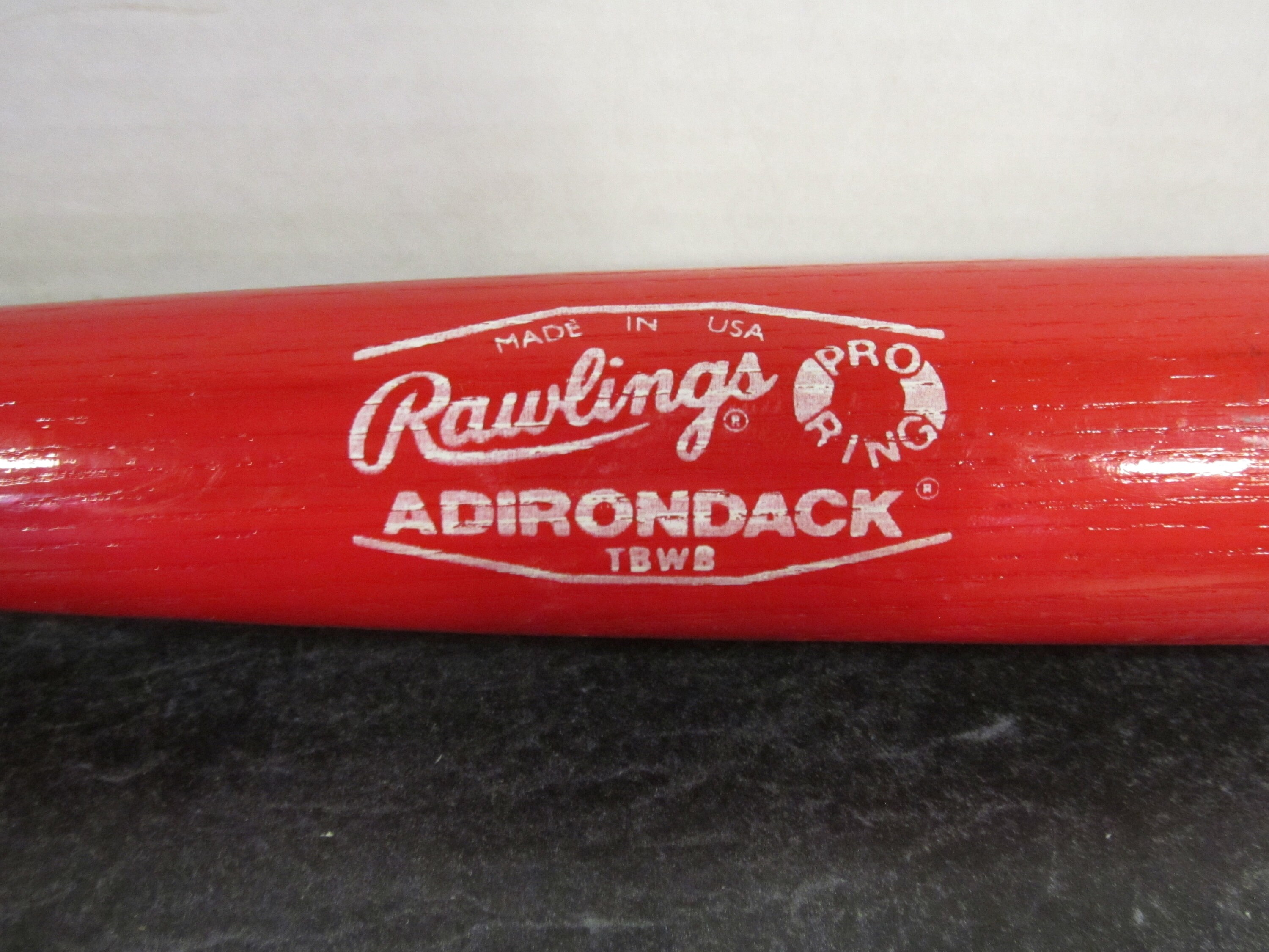 Batte De Baseball Vintage Rawlings Pro Ring Tee Ball – Bois, 24 Pouces, Youth