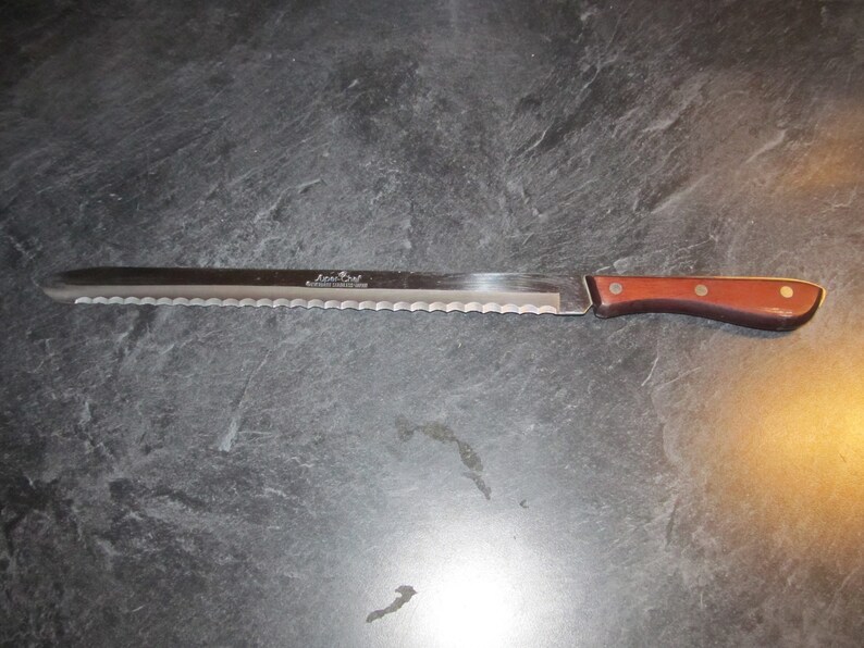 Vintage 12 1/2 Long Blade Carving Knife Superchef Etsy