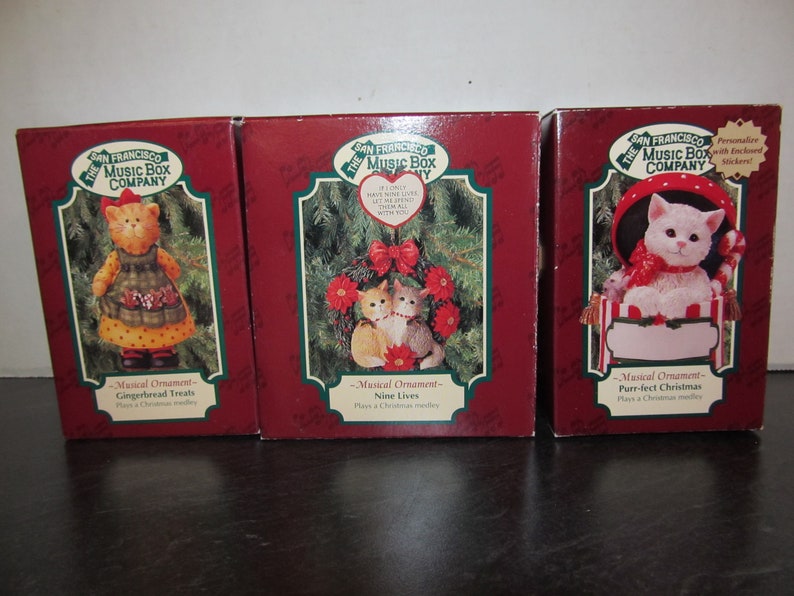 3 Vintage the San Francisco Music Box Company Musical Etsy