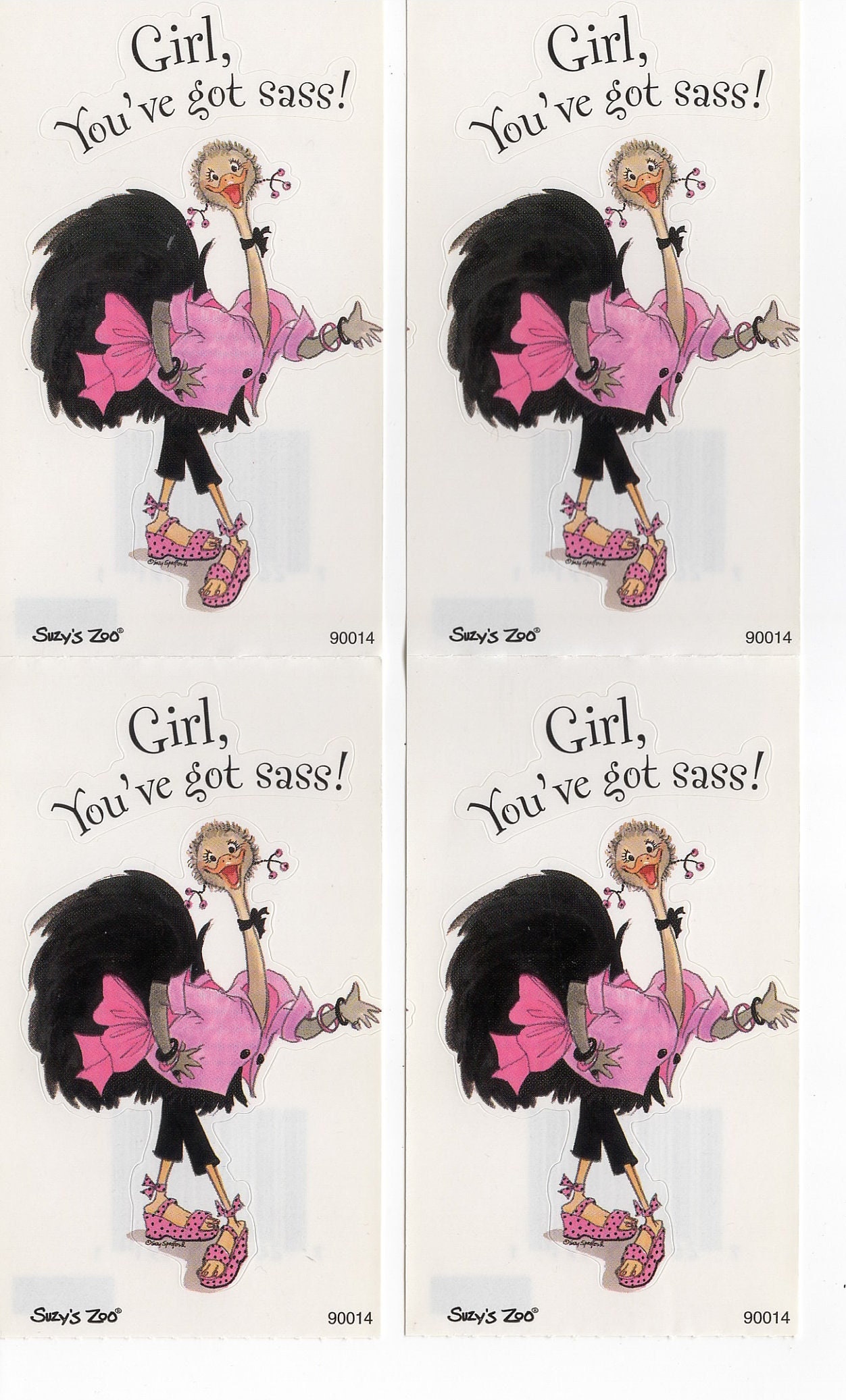 Vintage Suzy's Zoo Stickers - You Choose - 9797/ 90072/ 9763/ 9620