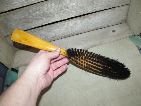 Vintage 15" Combination Wood Shoehorn / Double Si… - image 1