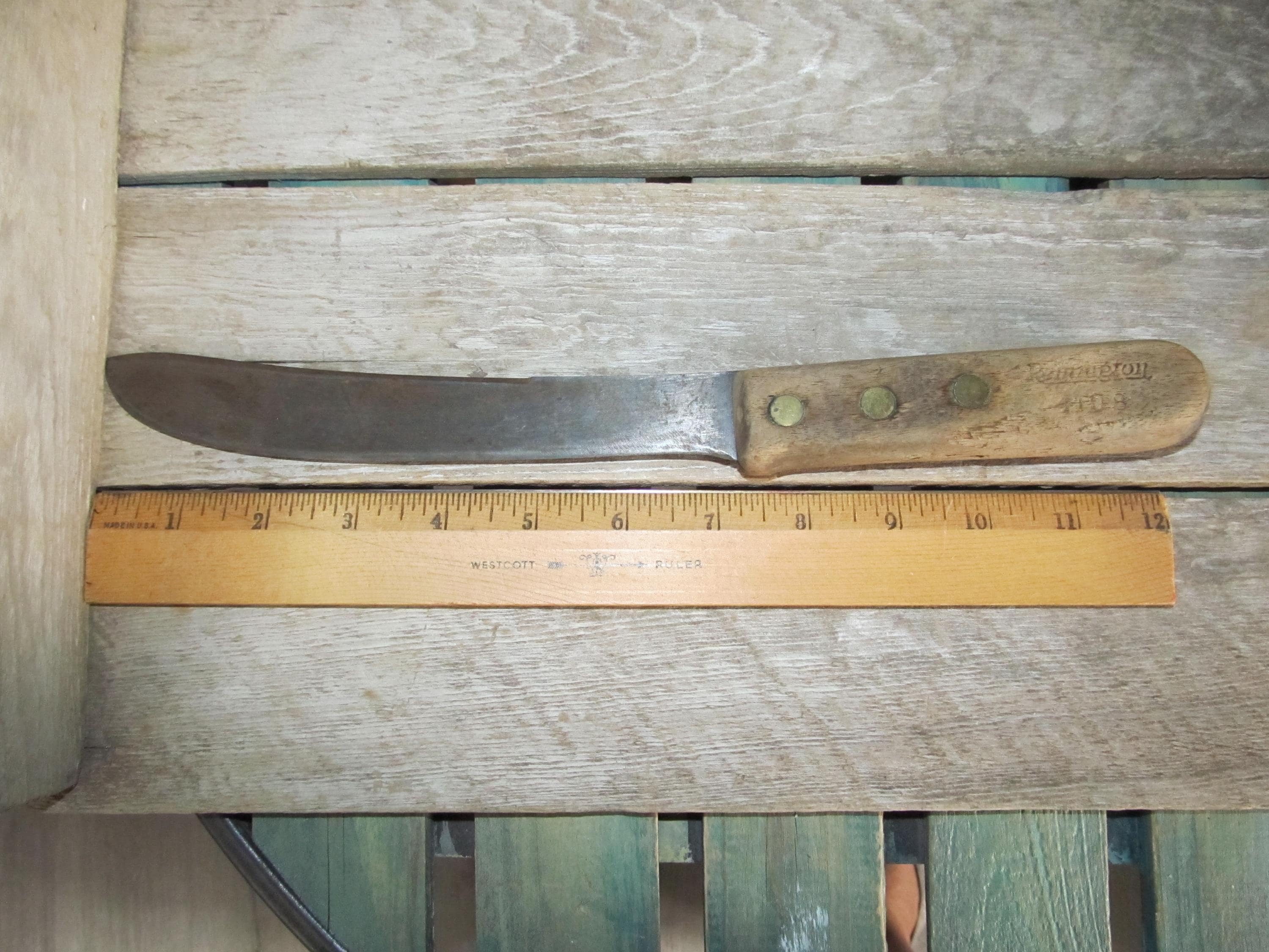 Vintage Remington 4108 Butcher Knife 12 1/8