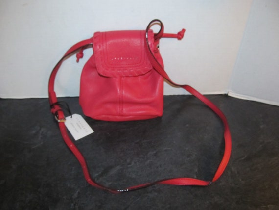 New Old Stock Sanctuary Small Genuine Leather Red Pomegranate