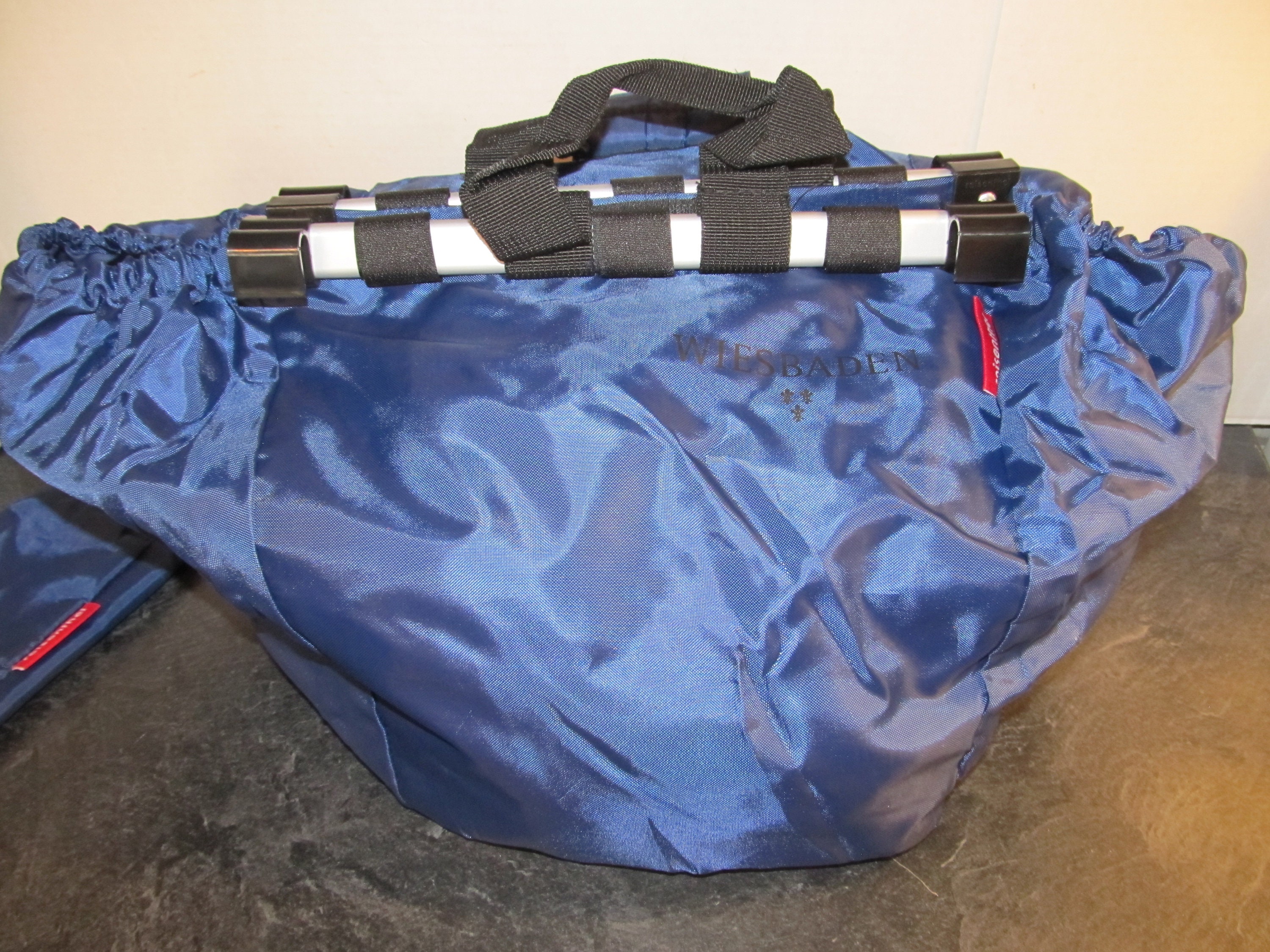 Reisenthel Easyshoppingbag for Shopping Cart Navy Blue New Folding Nylon  Shopping Tote Bag Reusable Market Craft Bag 