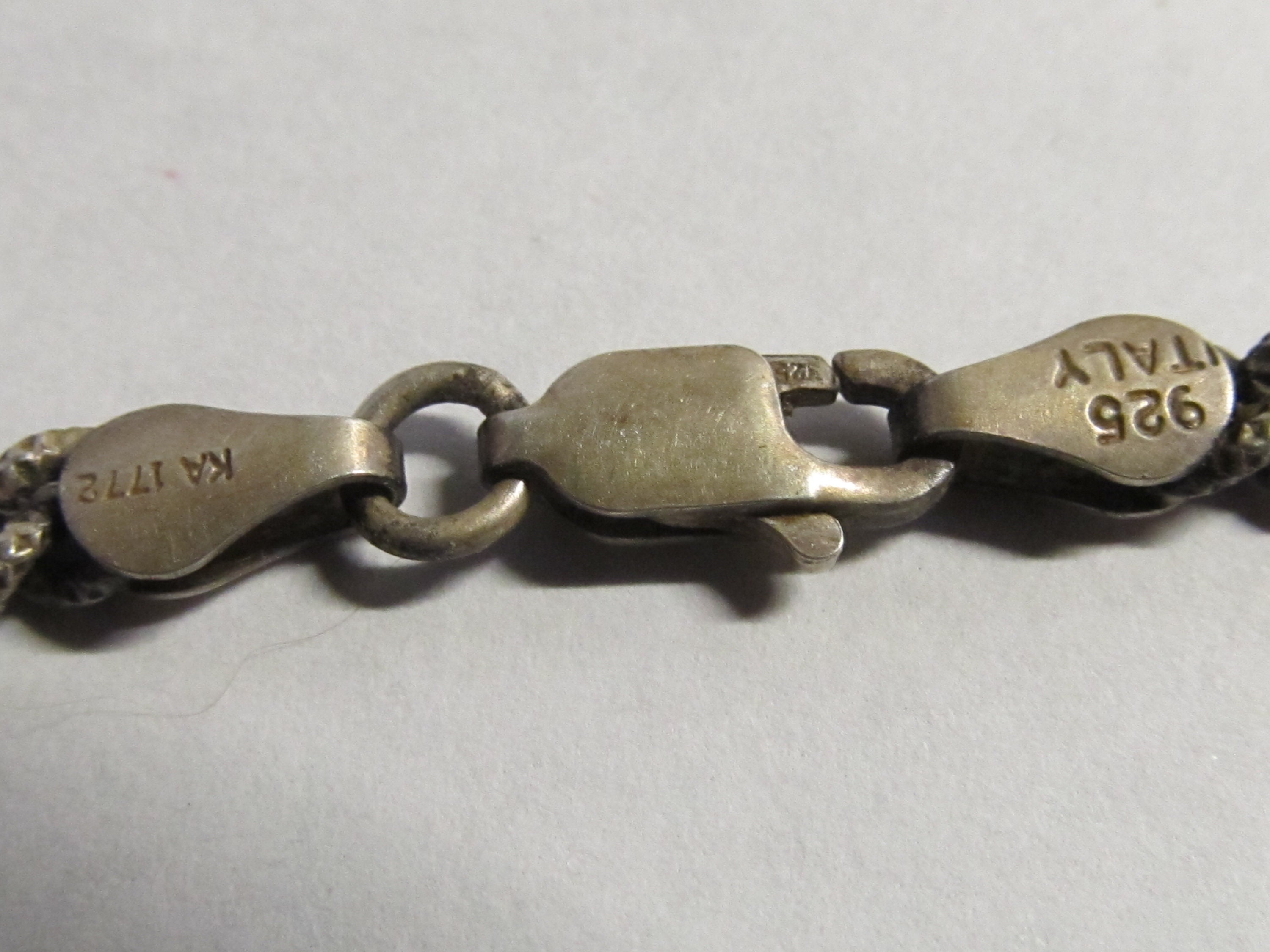 Vintage 925 Italy Ka 1772 Sterling 