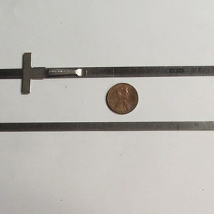 12 SS MACHINIST'S RULE, stainless steel in imperial and metric