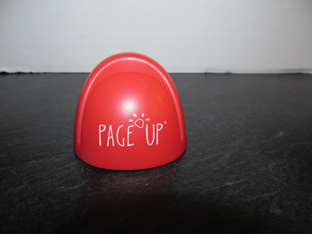 Vintage Red page Up Document Paper Holder Stand for Recipes Office