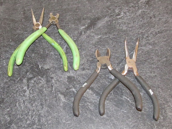 Vintage Small Pliers Sets/ Choice / Diamalloy GA54 Side Cutters