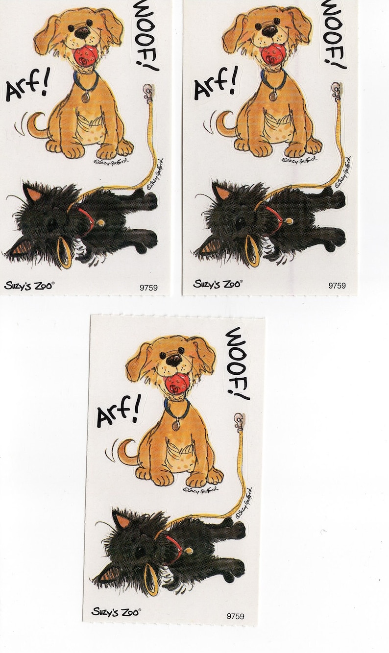 Vintage Suzy's Zoo Stickers You Choose halloween / Etsy