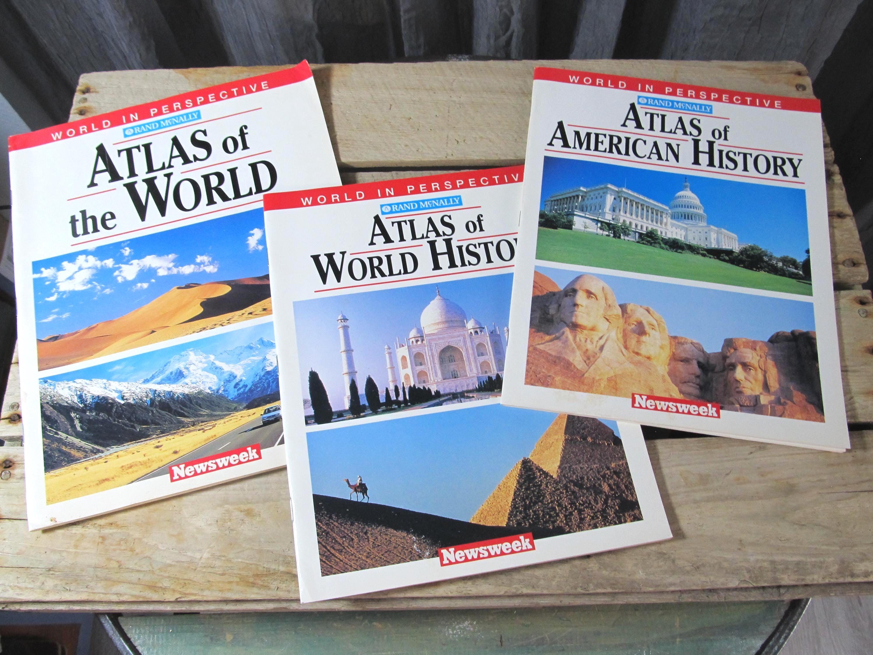 Rand Mcnally World Atlas - Etsy