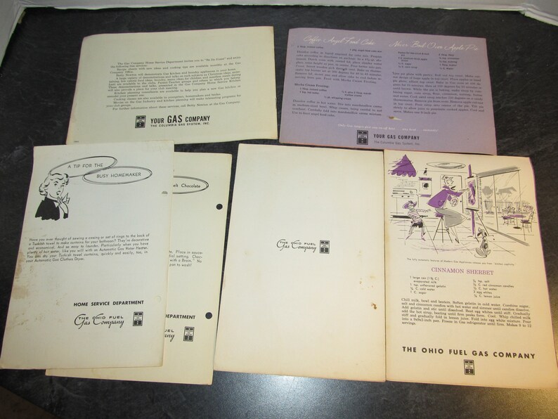 Vintage Ohio Fuel Gas Company Columbia Gas Collection of Etsy