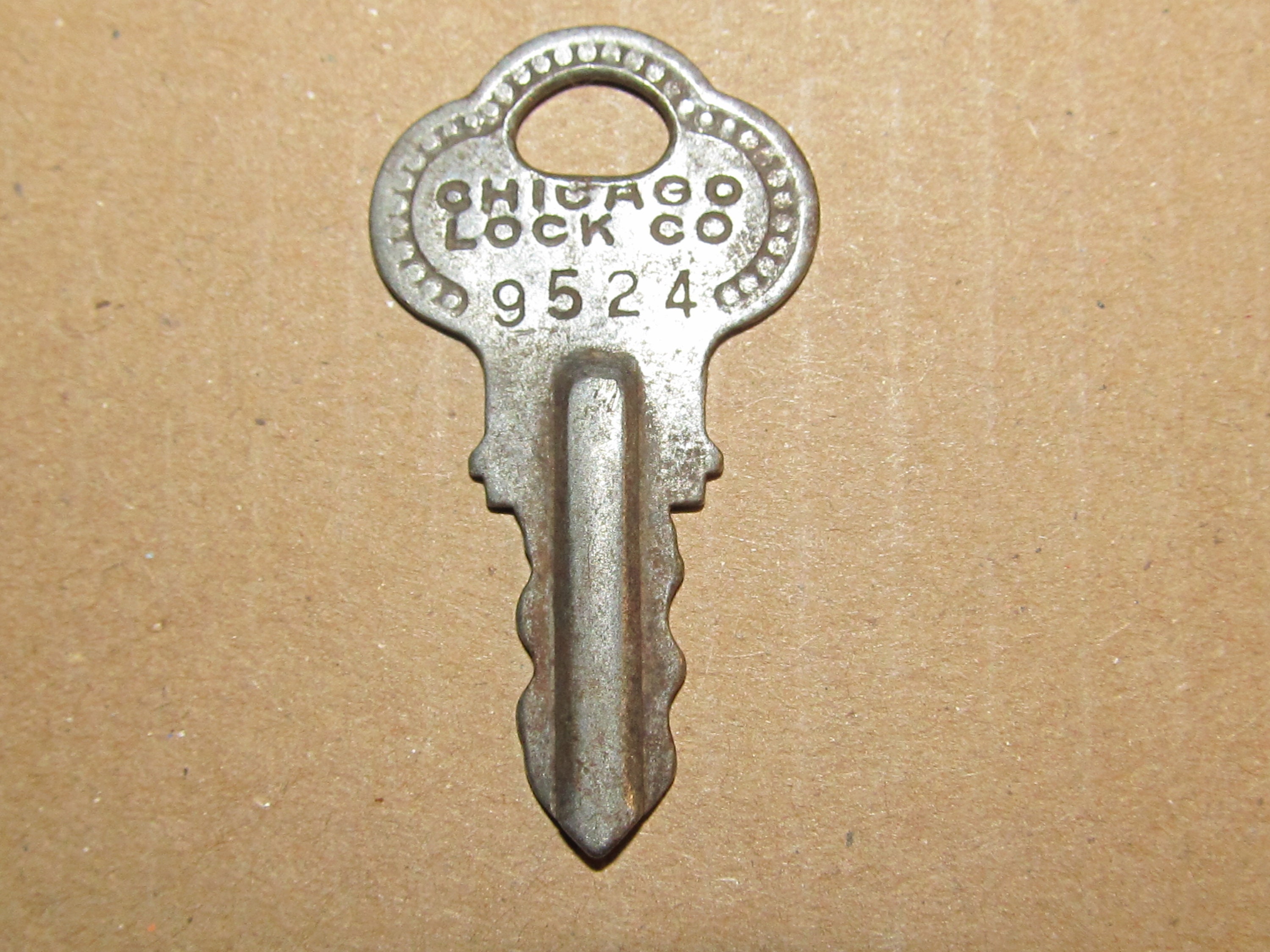 Vintage Chicago Lock Co. File Cabinet Lock w/ 2 Keys