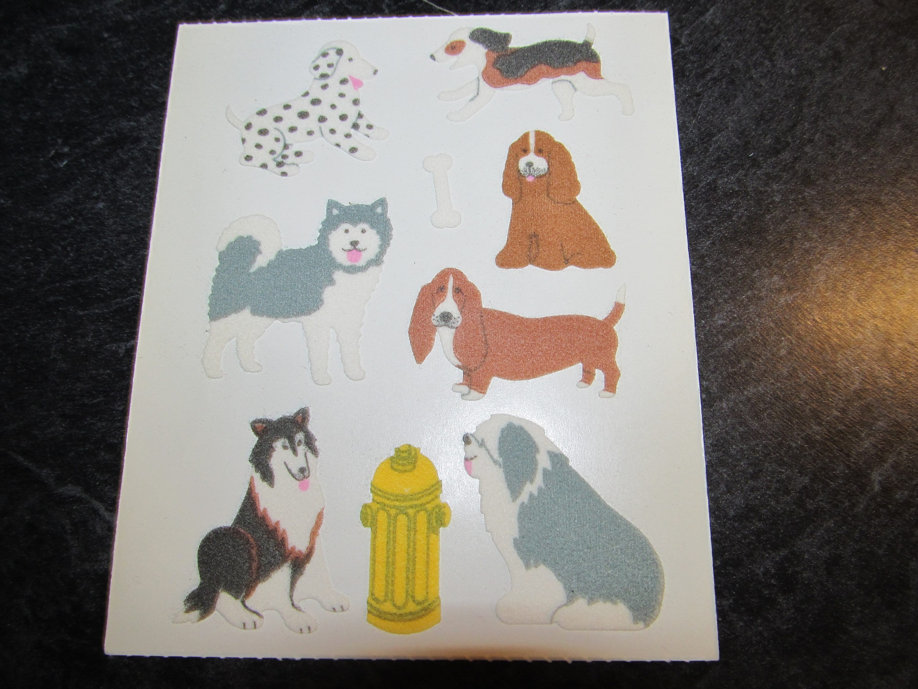 Vintage Rare Sandylion Fuzzy Stickers - Etsy