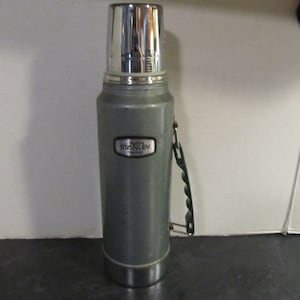 Vintage Master Craft Stainless Steel Bottle Thermos 1 Liter Vacuum Seal  Travel