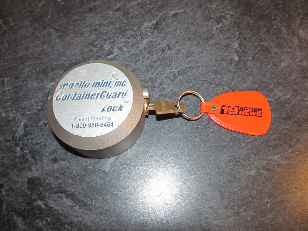 Mobile Mini Storage Container Guard Lock Hockey Puck Lock Etsy