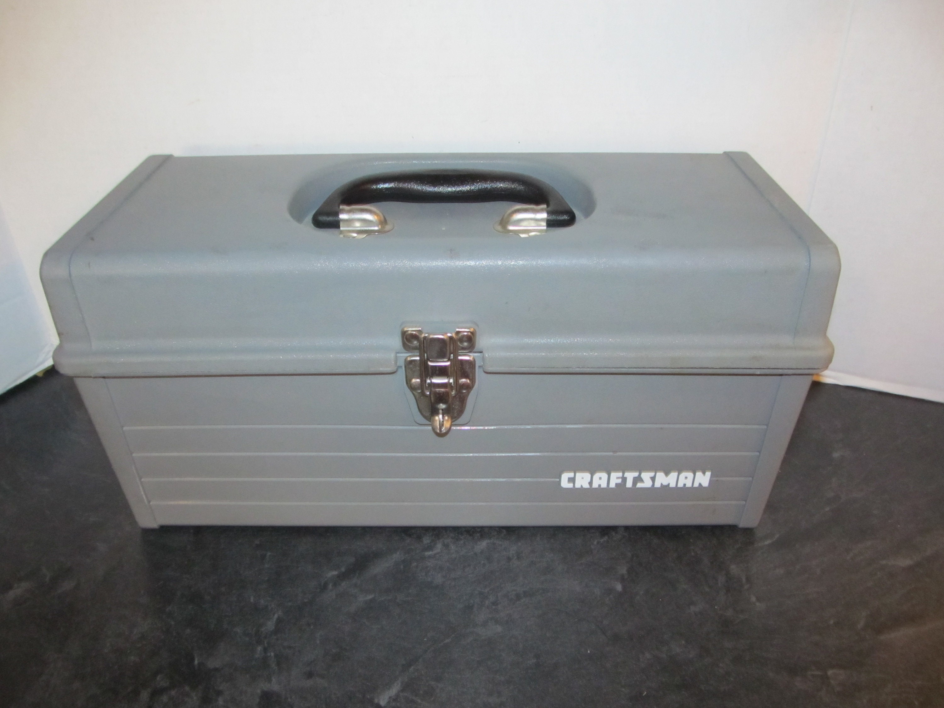 Vintage X-Large 22 Handi Craft by Atkinson Grey Metal Tool Box w/Tray -  tools - by owner - sale - craigslist